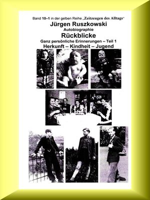 cover image of Rückblicke – Autobiographie – Teil 1